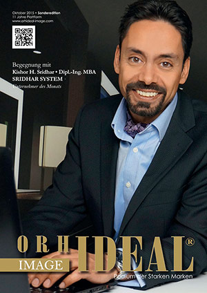 Cover Orhideal IMAGE Magazin Magazin Oktober 2015 mit Kishor H. Sridhar - Sridhar System
