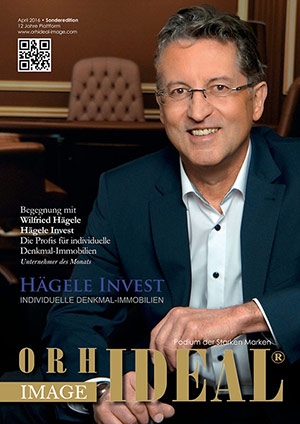 Cover Orhideal IMAGE Magazin Magazin April 2016 mit Wilfried Hägele - Hägele Invest, individuelle Denkmal-Immobilien
