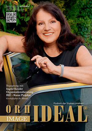 Cover Orhideal IMAGE Magazin Magazin September 2016 mit Ingrid Kessler - IKE - Kunst Projekte