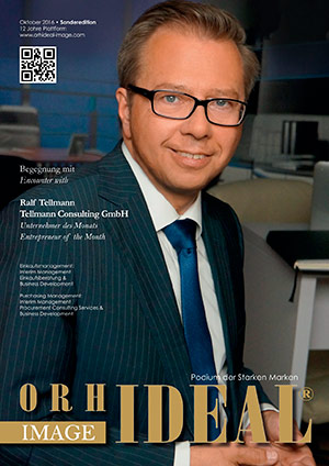 Cover Orhideal IMAGE Magazin Magazin Oktober 2016 mit Ralf Tellmann - Tellmann Consulting GmbH