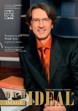 Cover Orhideal IMAGE Magazin Magazin Januar 2017 mit Frank Tyra - Fachanwalt für gewerblichen Rechtsschutz