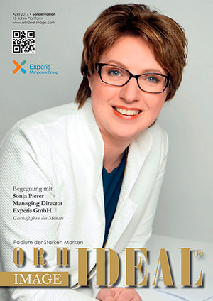 Cover Orhideal IMAGE Magazin Magazin April 2017 mit Sonja Pierer - Managing Director Experis GmbH