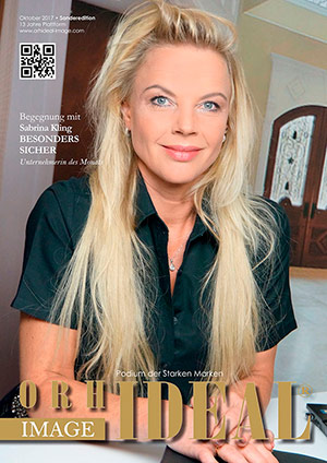 Cover Orhideal IMAGE Magazin Magazin Oktober 2017 mit Sabrina Kling - BESONDERS SICHER
