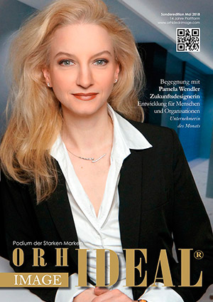 Cover Orhideal IMAGE Magazin Magazin Mai 2018 mit Pamela Wendler - Zukunftsdesignerin, Entwicklung für Menschen und Organisationen