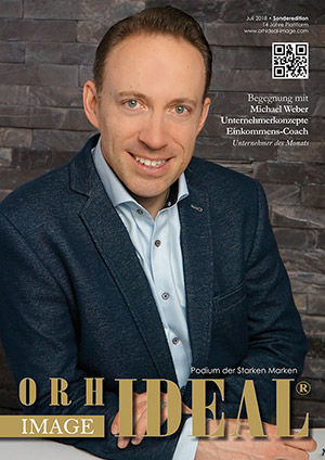 Cover Orhideal IMAGE Magazin Magazin Juli 2018 mit Michael Weber - Unternehmerkonzepte, Einkommens-Coach