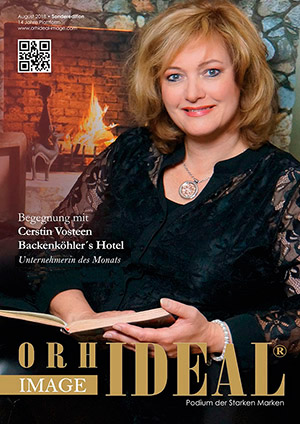 Cover Orhideal IMAGE Magazin Magazin August 2018 mit Cerstin Vosteen - Backenköhler´s Hotel