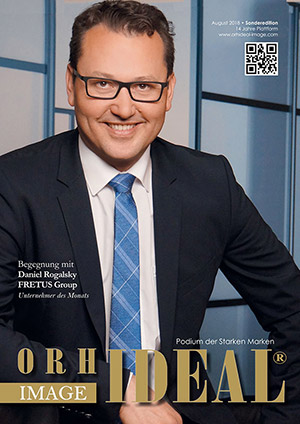 Cover Orhideal IMAGE Magazin Magazin August 2018 mit Daniel Rogalsky - FRETUS Group