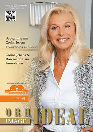 Cover Orhideal IMAGE Magazin Magazin September 2018 mit Corina Jebens - Corina Jebens & Rosemarie Baur Immobilien