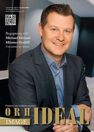 Cover Orhideal IMAGE Magazin Magazin September 2018 mit Michael Mönner - Mönner GmbH