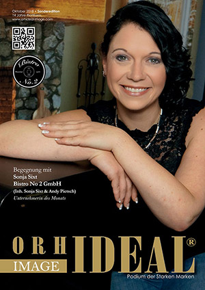 Cover Orhideal IMAGE Magazin Magazin Oktober 2018 mit Sonja Sixt - Bistro No 2 GmbH