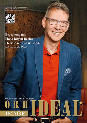 Cover Orhideal IMAGE Magazin Magazin November 2018 mit Hans-Jürgen Becker - HerzCoach Ltd & CoKG