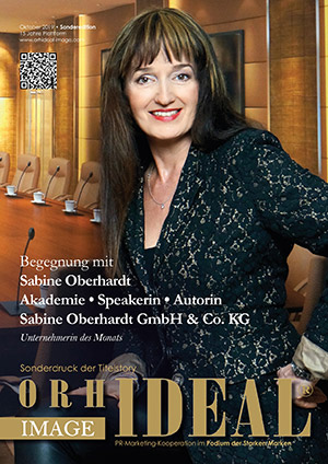 Cover Orhideal IMAGE Magazin Magazin Oktober 2019 mit Sabine Oberhardt - Akademie ? Speakerin ? Autorin, Sabine Oberhardt GmbH & Co. KG