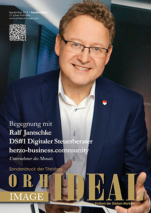 Cover Orhideal IMAGE Magazin Magazin Oktober 2019 mit Ralf Jantschke - DS#1 Digitaler Steuerberater, herzo-business.community