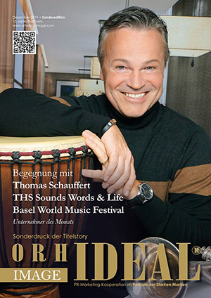 Cover Orhideal IMAGE Magazin Magazin Dezember 2019 mit Thomas Schauffert - THS Sounds Words & Life<br/>Basel World Music Festival