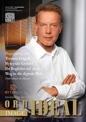 Cover Orhideal IMAGE Magazin Magazin Januar 2020 mit Torsten Grigull - Bytepuls GmbH