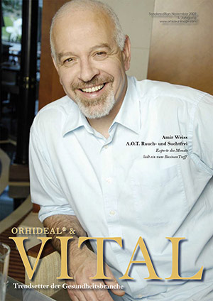 Cover Orhideal Vital Magazin November 2009 mit Amir Weiss - A.O.T. Rauch- und Suchtfrei