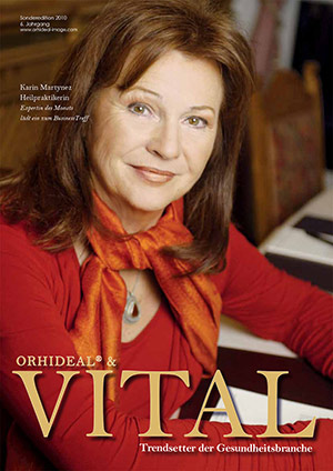 Cover Orhideal Vital Magazin Dezember 2010 mit Karin Martynez - Heilpraktikerin